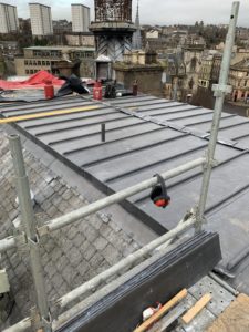 Flat roof leadwork replaced